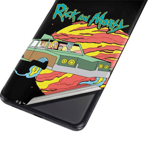 Adult Swim Rick and Morty Family Wagon Galaxy S21 Plus 5G Skin
