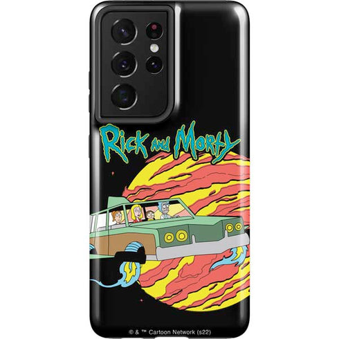 Adult Swim Rick and Morty Family Wagon Galaxy S21 Ultra 5G Pro Case