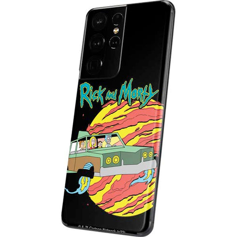 Adult Swim Rick and Morty Family Wagon Galaxy S21 Ultra 5G Skin
