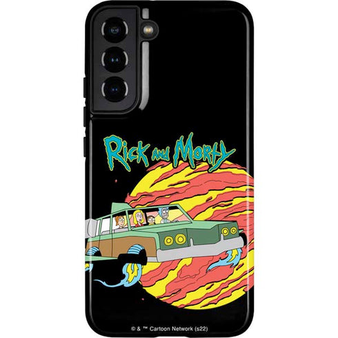 Adult Swim Rick and Morty Family Wagon Galaxy S22 Plus Pro Case