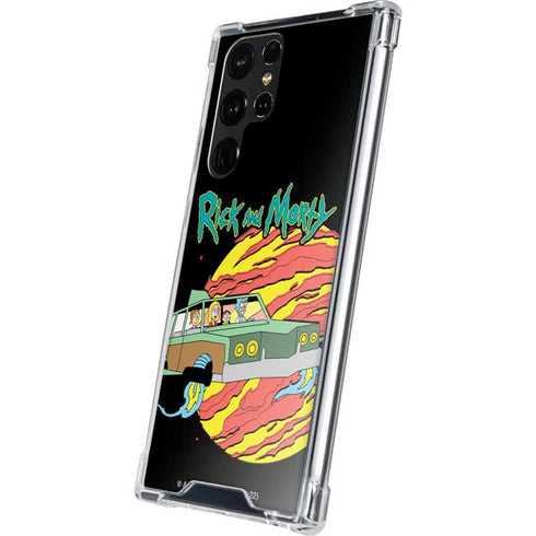 Adult Swim Rick and Morty Family Wagon Galaxy S22 Ultra Clear Case