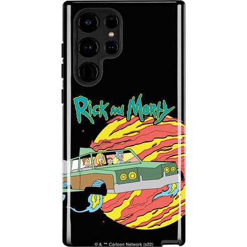Adult Swim Rick and Morty Family Wagon Galaxy S22 Ultra Pro Case