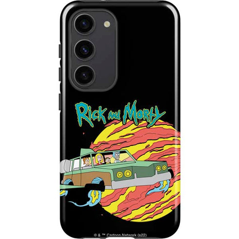 Adult Swim Rick and Morty Family Wagon Galaxy S23 Pro Case