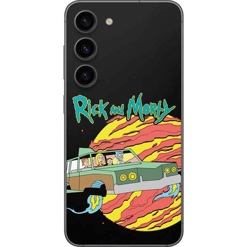 Adult Swim Rick and Morty Family Wagon Galaxy S23 Skin