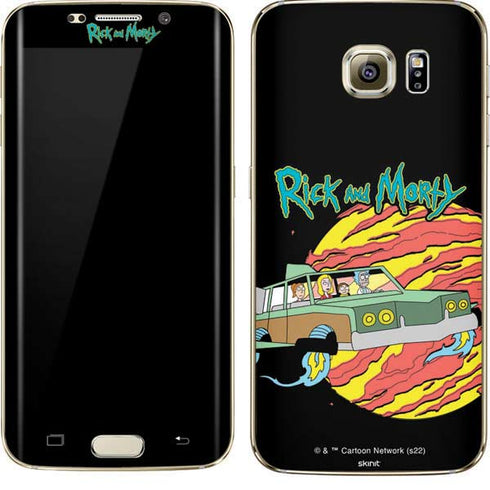 Adult Swim Rick and Morty Family Wagon Galaxy S7 Edge Skin
