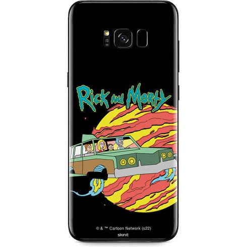Adult Swim Rick and Morty Family Wagon Galaxy S8 Skin