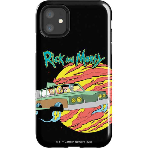 Adult Swim Rick and Morty Family Wagon iPhone 11 Impact Case