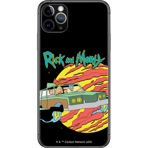 Adult Swim Rick and Morty Family Wagon iPhone 11 Pro Max Skin