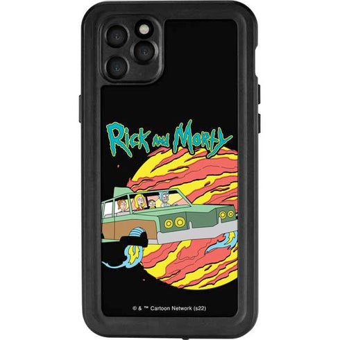 Adult Swim Rick and Morty Family Wagon iPhone 11 Pro Max Waterproof Case