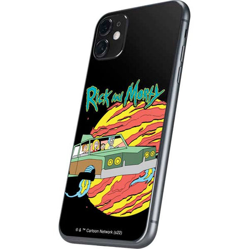 Adult Swim Rick and Morty Family Wagon iPhone 11 Skin