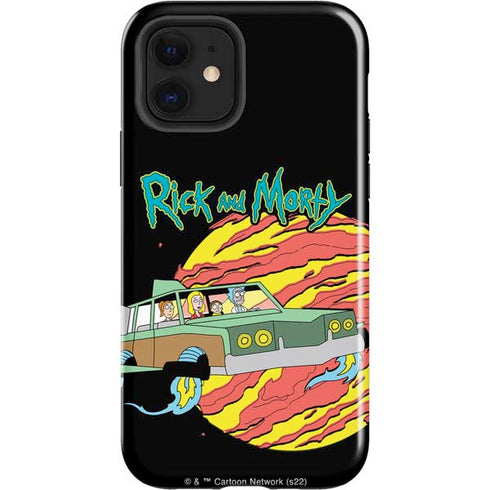 Adult Swim Rick and Morty Family Wagon iPhone 12 Impact Case