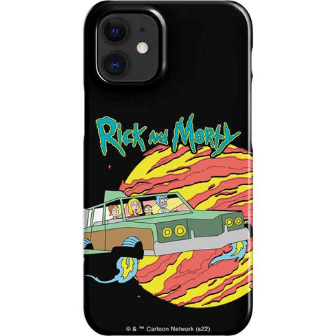 Adult Swim Rick and Morty Family Wagon iPhone 12 Mini Lite Case