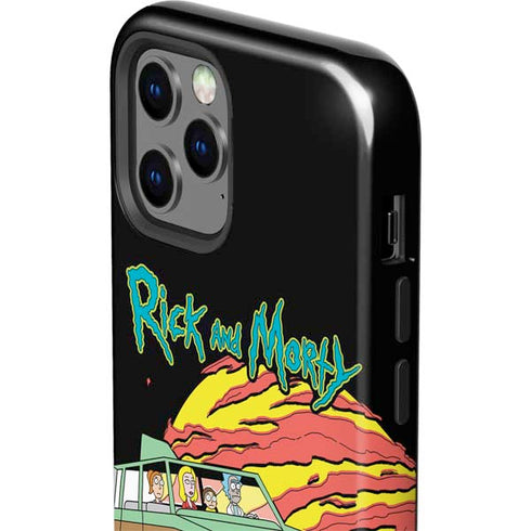 Adult Swim Rick and Morty Family Wagon iPhone 12 Pro Impact Case