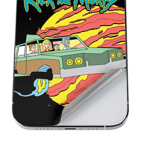 Adult Swim Rick and Morty Family Wagon iPhone 12 Pro Max Skin