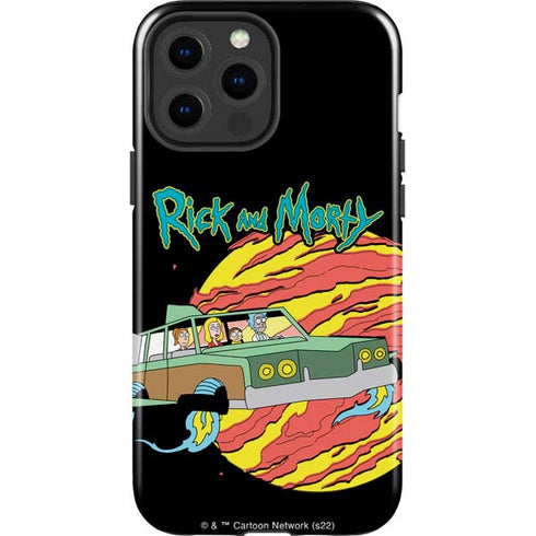 Adult Swim Rick and Morty Family Wagon iPhone 15 Pro Max Impact Case