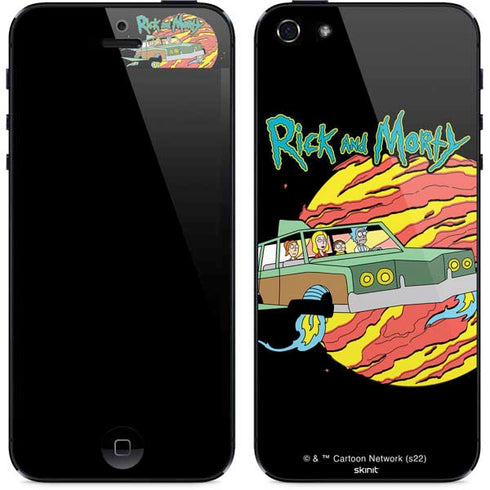 Adult Swim Rick and Morty Family Wagon iPhone 5/5s/5SE Skin
