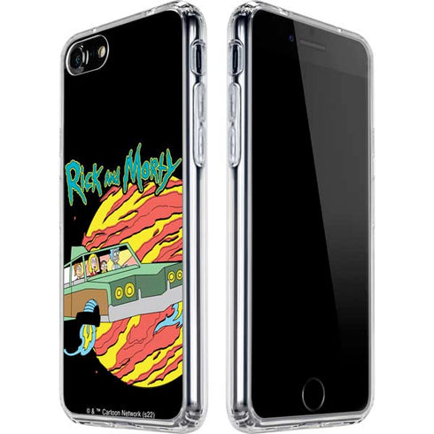 Adult Swim Rick and Morty Family Wagon iPhone SE (2nd & 3rd Gen) Clear Case