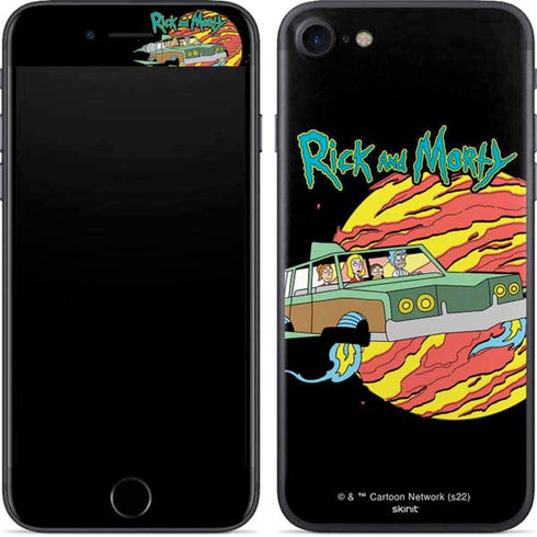 Adult Swim Rick and Morty Family Wagon iPhone SE (2nd & 3rd Gen) Skin
