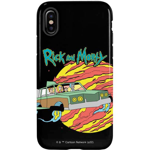 Adult Swim Rick and Morty Family Wagon iPhone X Pro Case