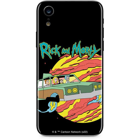Adult Swim Rick and Morty Family Wagon iPhone XR Skin