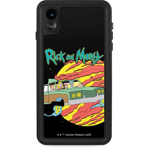 Adult Swim Rick and Morty Family Wagon iPhone XR Waterproof Case