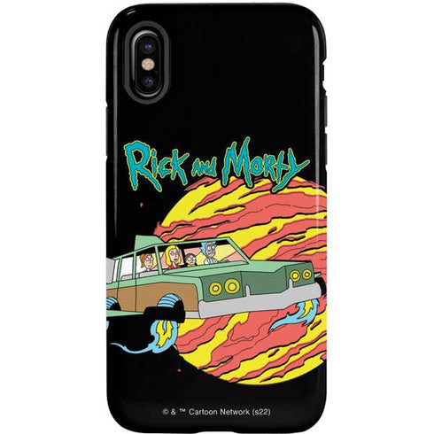 Adult Swim Rick and Morty Family Wagon iPhone XS Pro Case