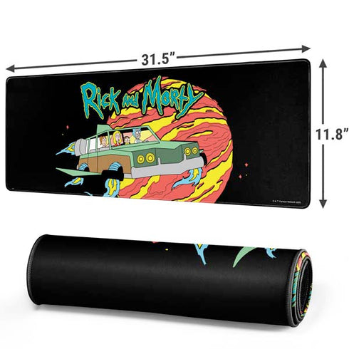 Adult Swim Rick and Morty Family Wagon Gaming Mouse Pad