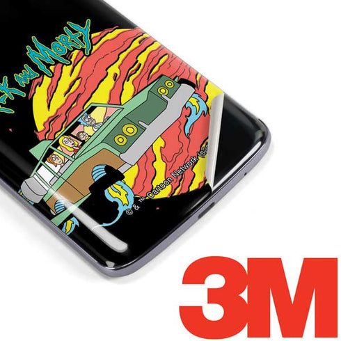 Adult Swim Rick and Morty Family Wagon Moto E5 Plus Skin