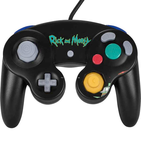 Adult Swim Rick and Morty Family Wagon Nintendo GameCube Controller Skin