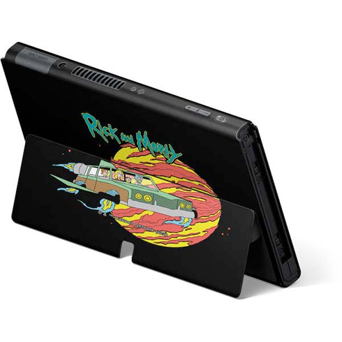 Adult Swim Rick and Morty Family Wagon Nintendo Switch OLED (2021) Skin