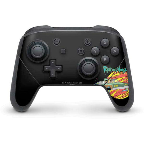 Adult Swim Rick and Morty Family Wagon Nintendo Switch Pro Controller Skin