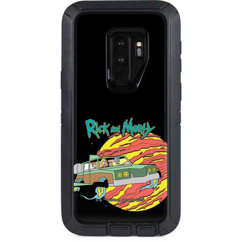 Adult Swim Rick and Morty Family Wagon Otterbox Defender Galaxy Skin