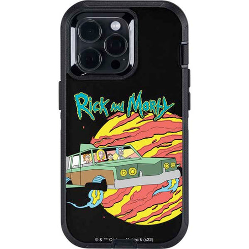 Adult Swim Rick and Morty Family Wagon Otterbox Defender iPhone Skin
