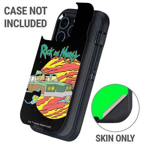 Adult Swim Rick and Morty Family Wagon Otterbox Defender iPhone Skin