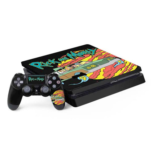 Adult Swim Rick and Morty Family Wagon PS4 Slim Bundle Skin