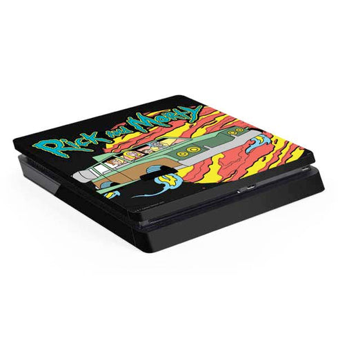 Adult Swim Rick and Morty Family Wagon PS4 Slim Skin