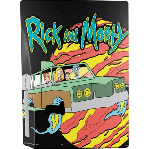 Adult Swim Rick and Morty Family Wagon PS5 Console Skin