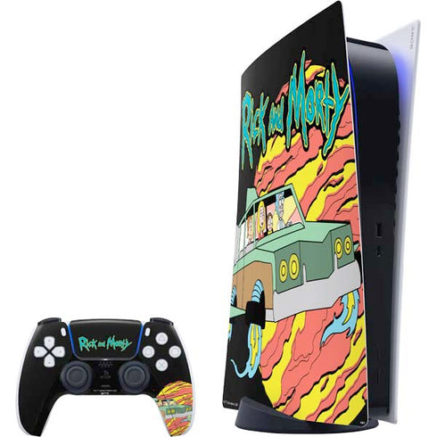 Adult Swim Rick and Morty Family Wagon PS5 Digital Edition Bundle Skin