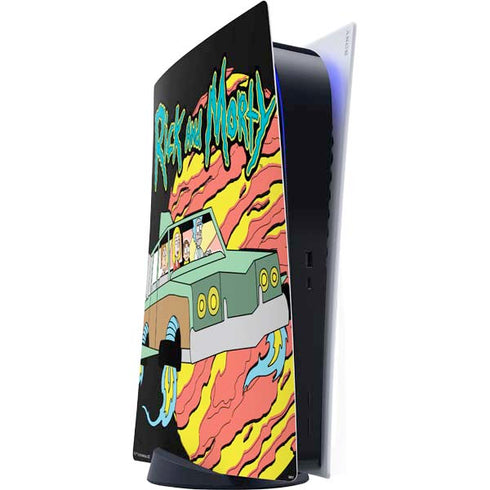Adult Swim Rick and Morty Family Wagon PS5 Digital Edition Console Skin
