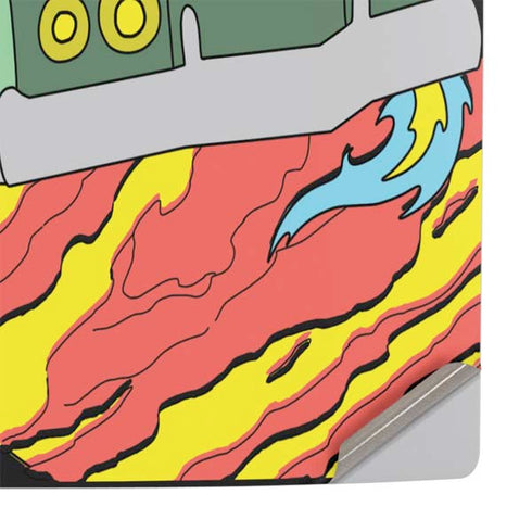 Adult Swim Rick and Morty Family Wagon PS5 Slim Disk Console Skin