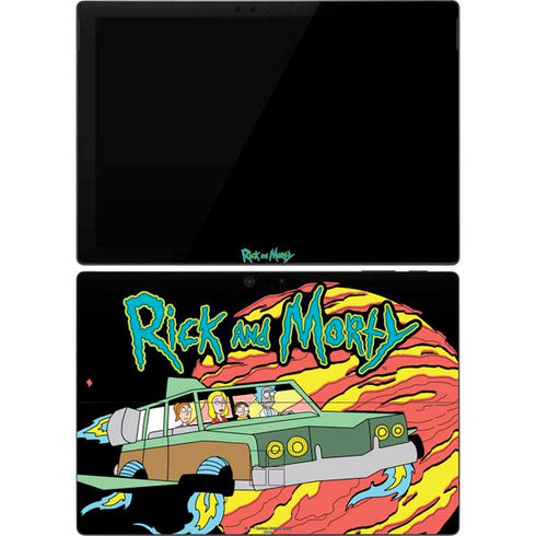 Adult Swim Rick and Morty Family Wagon Surface Pro 7 Skin