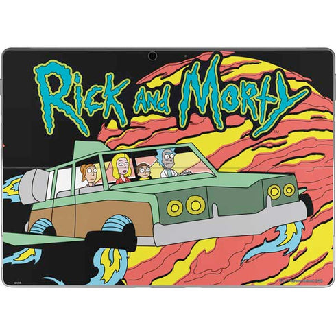 Adult Swim Rick and Morty Family Wagon Surface Pro 8 Skin