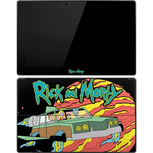 Adult Swim Rick and Morty Family Wagon Surface Pro Tablet Skin