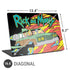 Adult Swim Rick and Morty Family Wagon Universal Laptop 16.6in (13.4 x 9.7in) Skin