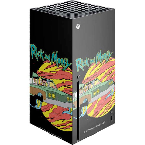 Adult Swim Rick and Morty Family Wagon Xbox Series X Console Skin