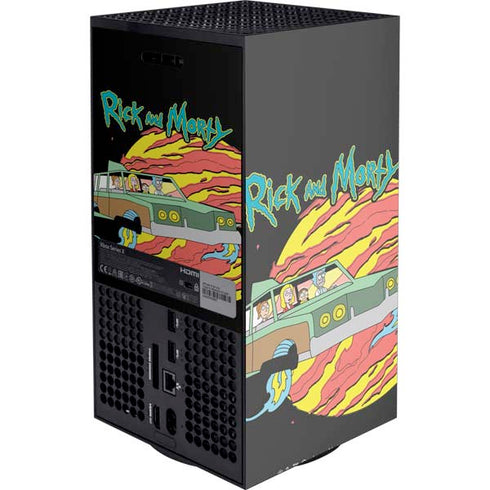 Adult Swim Rick and Morty Family Wagon Xbox Series X Console Skin