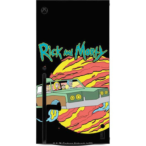 Adult Swim Rick and Morty Family Wagon Xbox Series X Console Skin