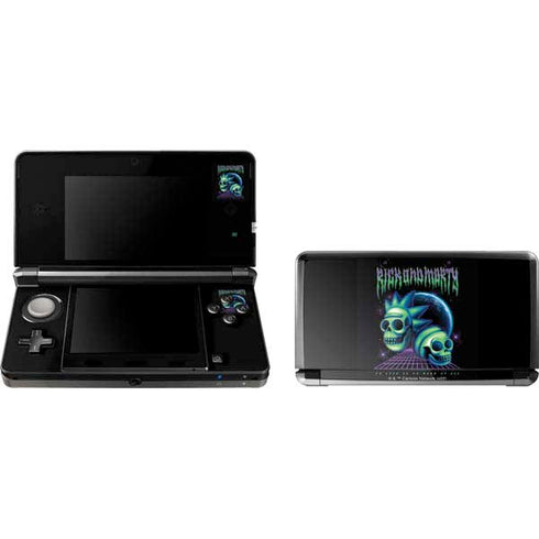 Adult Swim Rick and Morty Neon Skulls 3DS (2011) Skin