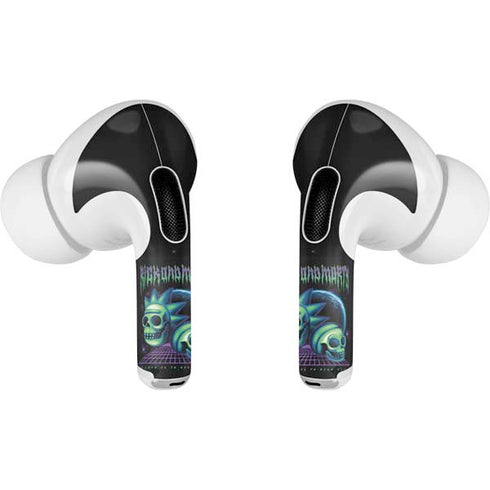 Adult Swim Rick and Morty Neon Skulls AirPods Pro 2nd Gen Skin