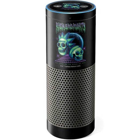 Adult Swim Rick and Morty Neon Skulls Amazon Echo Skin